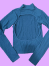 Zara Women's Blue and Navy Blouse